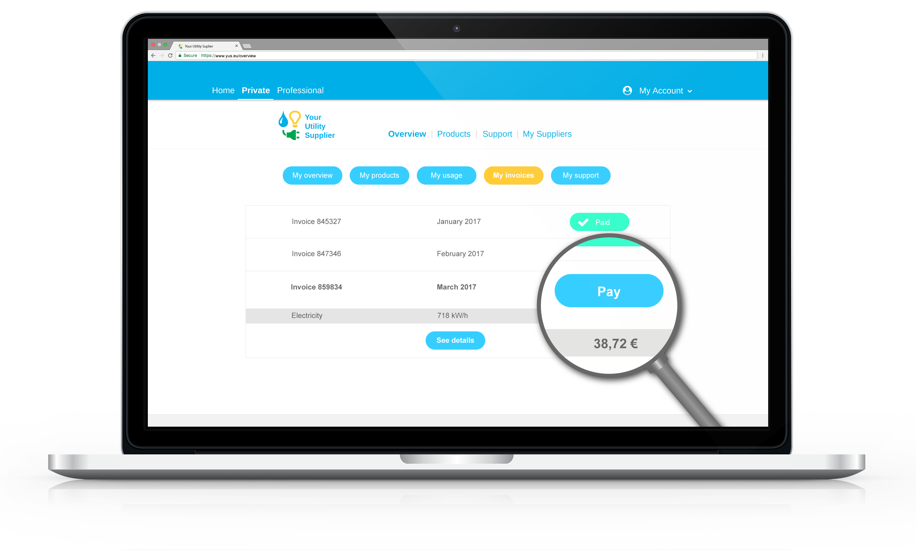 service de paiement Digiteal