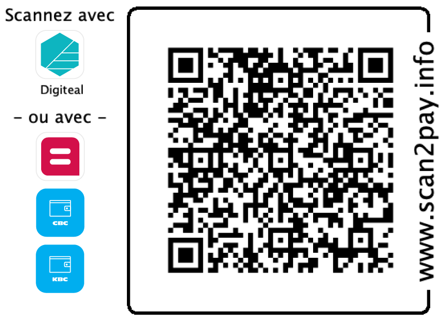 Recevoir des dons avec Digiteal - FRB QR Code